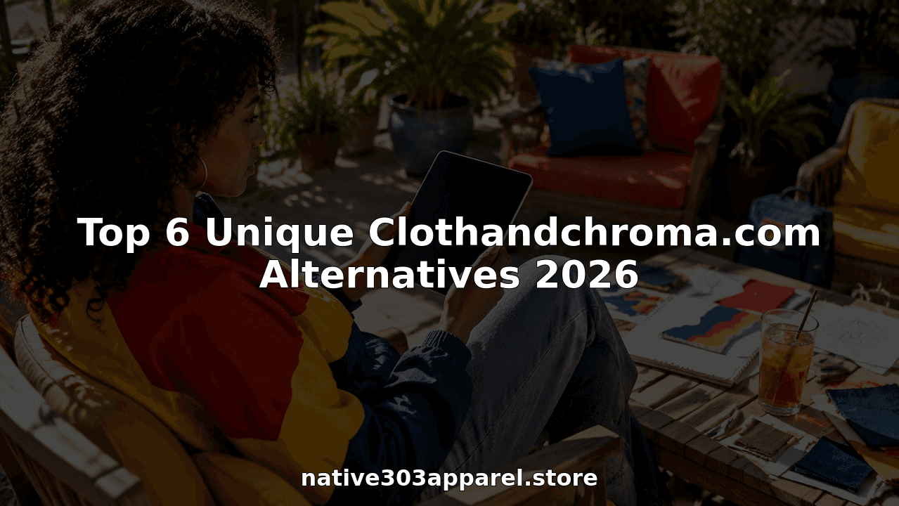 Top 6 Unique Clothandchroma.com Alternatives 2026