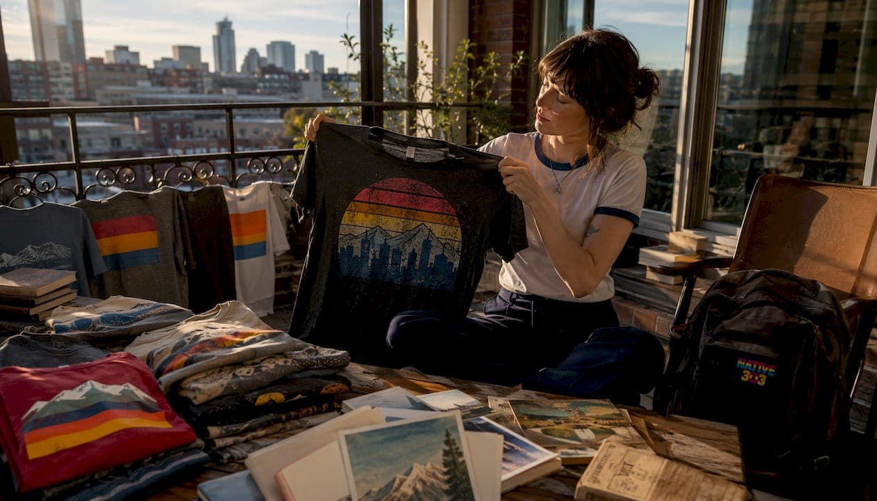 Build a Vintage Graphic Tee Collection for Denver Nostalgia